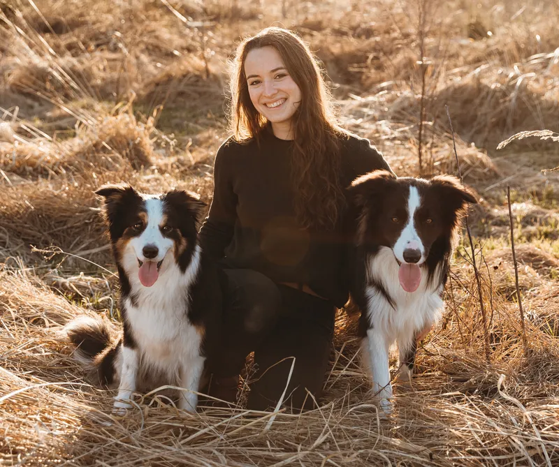 Johanna mit Hunde